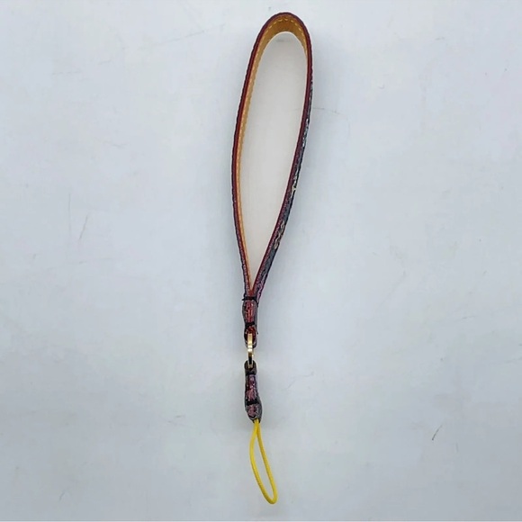 Authentic  LV Monogram Multi color Noir Dragonne Telephone Strap - Picture 6 of 13